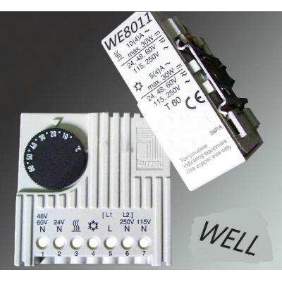 導軌溫控開關，溫控開關